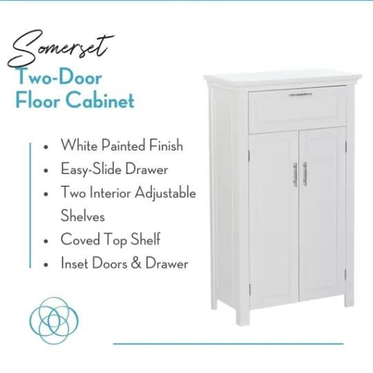 Kirkland's Home Two-Door Top Shelf Cabinet- Cabinets & Sideboards