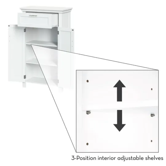 Kirkland's Home Two-Door Top Shelf Cabinet- Cabinets & Sideboards