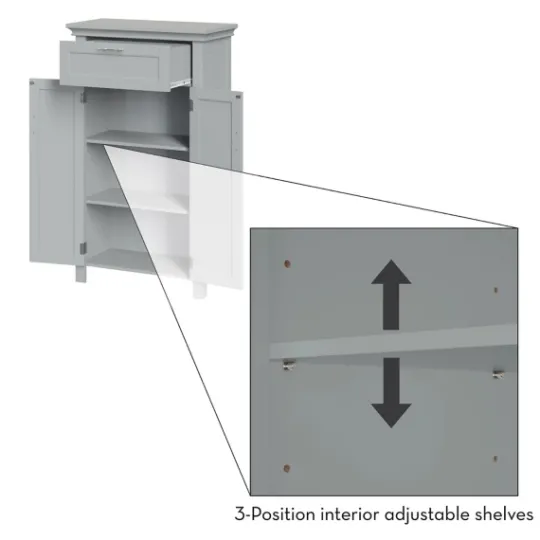 Kirkland's Home Two-Door Top Shelf Cabinet- Cabinets & Sideboards