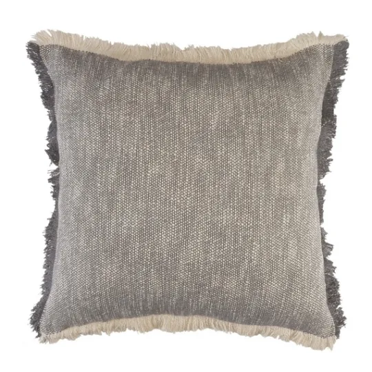 Kirkland's Home Two-Tone Gray Woven Accent Pillow- Pillows