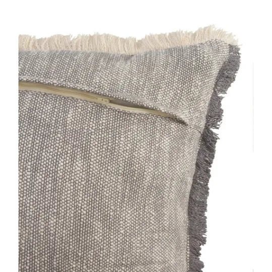 Kirkland's Home Two-Tone Gray Woven Accent Pillow- Pillows