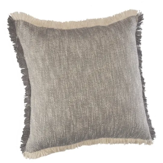 Kirkland's Home Two-Tone Gray Woven Accent Pillow- Pillows