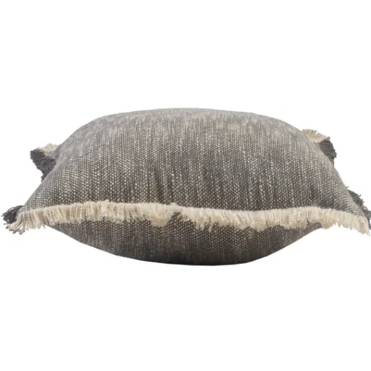 Kirkland's Home Two-Tone Gray Woven Accent Pillow- Pillows