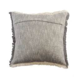 Kirkland's Home Two-Tone Gray Woven Accent Pillow- Pillows