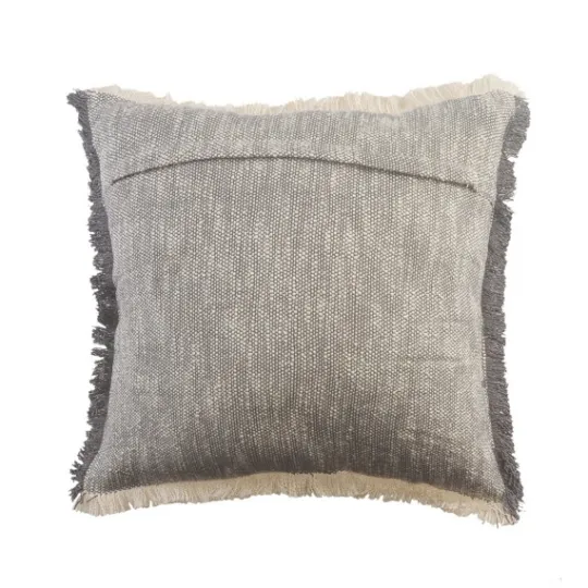 Kirkland's Home Two-Tone Gray Woven Accent Pillow- Pillows