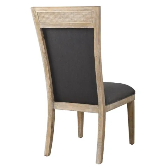Kirkland's Home Upholstered Cane Detailing Dining Chair- Dining Chairs