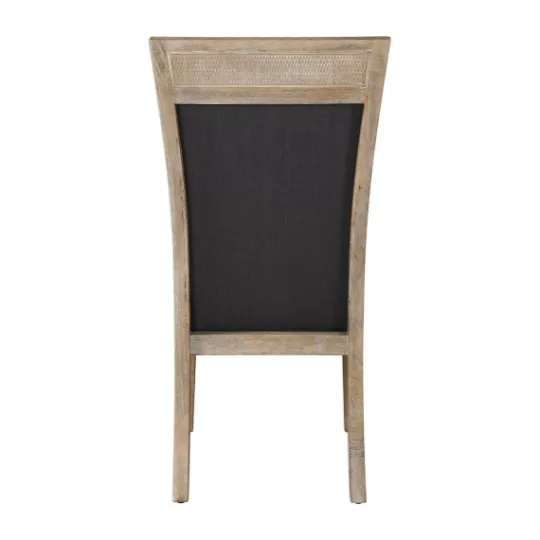 Kirkland's Home Upholstered Cane Detailing Dining Chair- Dining Chairs