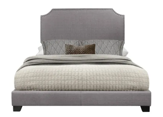 Kirkland's Home Upholstered Channing King Bed- Beds & Headboards