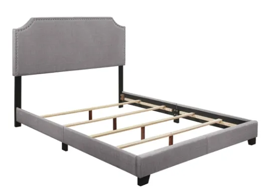Kirkland's Home Upholstered Channing King Bed- Beds & Headboards