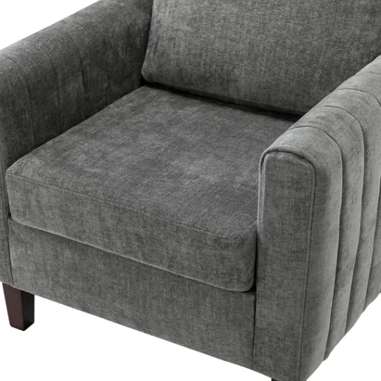 Kirkland's Home Upholstered Club Accent Chair- Accent Chairs