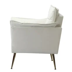 Kirkland's Home Upholstered Flange Accent Chair- Accent Chairs