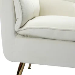 Kirkland's Home Upholstered Flange Accent Chair- Accent Chairs
