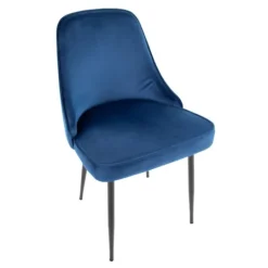Kirkland's Home Upholstered Metal Dining Chairs, Set Of 2- Dining Chairs