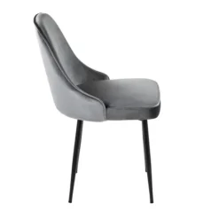 Kirkland's Home Upholstered Metal Dining Chairs, Set Of 2- Dining Chairs