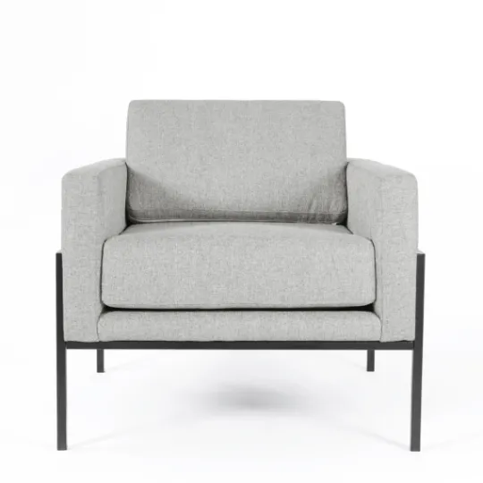 Kirkland's Home Upholstered Square Accent Chair- Accent Chairs