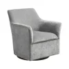 Kirkland's Home Upholstered Swivel Glider Accent Chair- Accent Chairs