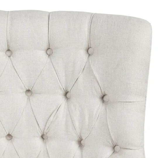Kirkland's Home Upholstered Tufted Swivel Accent Chair- Accent Chairs