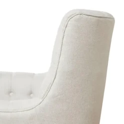 Kirkland's Home Upholstered Tufted Swivel Accent Chair- Accent Chairs