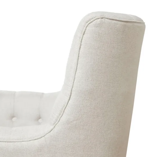 Kirkland's Home Upholstered Tufted Swivel Accent Chair- Accent Chairs