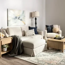 Kirkland's Home Upholstered Weekend Swivel Accent Chair- Accent Chairs