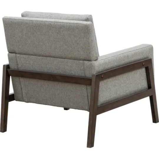 Kirkland's Home Upholstered Wood Trim Accent Chair- Accent Chairs