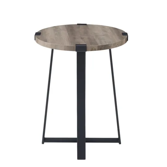 Kirkland's Home Urban Rustic Round Accent Table- Accent & End Tables