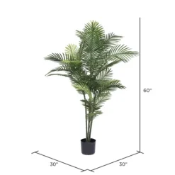 Kirkland's Home Uv-Safe Robellini Palm Tree In Nursery Planter- Trees & Topiaries