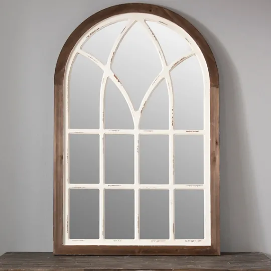 Kirkland's Home Vail Two-Tone Arch Wall Mirror- Decorative Mirrors