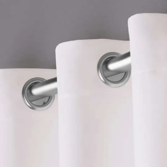 Kirkland's Home Vanilla Sateen Curtain Panel Set, 96 In.- Curtains & Drapes