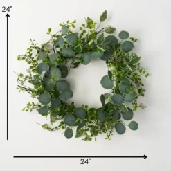 Kirkland's Home Variegated Mixed Leaf Wreath- Wreaths