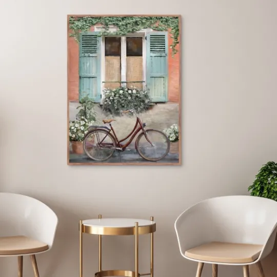 Kirkland's Home Velo De Montpellier Framed Canvas Art Print- Framed Art