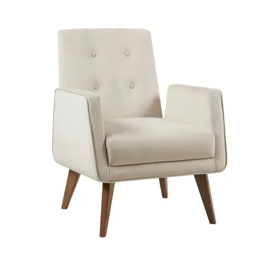 Kirkland's Home Velvet Tufted Midcentury Accent Chair- Accent Chairs