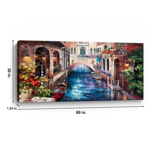 Kirkland's Home Venice Bridge Canvas Art Print- Canvas Art