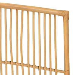Kirkland's Home Vertical Weave Rat Queen Headboard- Beds & Headboards