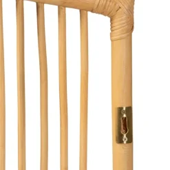 Kirkland's Home Vertical Weave Rat Queen Headboard- Beds & Headboards