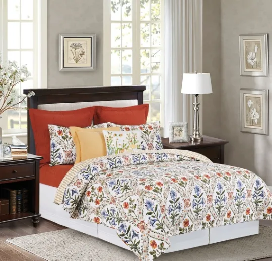 Kirkland's Home Victoria'S Garden 3-Pc. King Quilt Set- Quilts