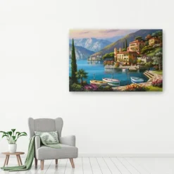 Kirkland's Home Villa Bella Vista Canvas Art Print, 60X40 In.- Canvas Art