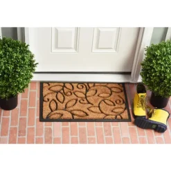 Kirkland's Home Vine Leaves Swirl Doormat, 36X24 In.- Doormats