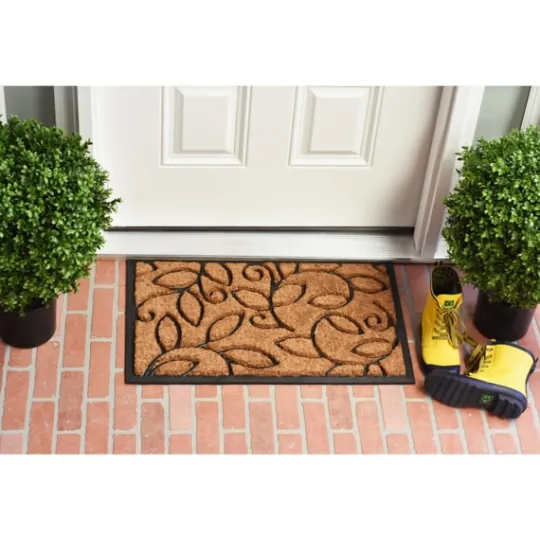 Kirkland's Home Vine Leaves Swirl Doormat, 36X24 In.- Doormats