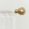 Kirkland's Home Vine Motif Gold Curtain Rod & Finial Set, 72 In.- Curtain Rods & Hardware