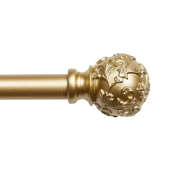 Kirkland's Home Vine Motif Gold Curtain Rod & Finial Set, 72 In.- Curtain Rods & Hardware