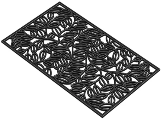 Kirkland's Home Vine Rubber Doormat, 36X24- Doormats