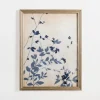 Kirkland's Home Vintage Blue Leaf Ii Framed Art Print- Framed Art