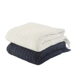 Kirkland's Home Vintage Cotton Fringe Throw- Blankets & Throws