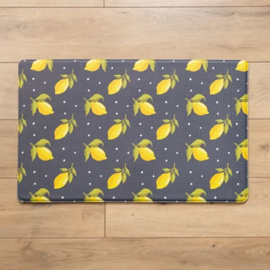 Kirkland's Home Vintage Lemons Kitchen Mat- Kitchen & Floor Mats
