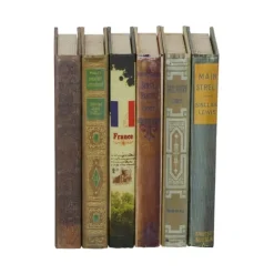 Kirkland's Home Vintage Library Decorative 6-Pc. Book Box Set- Baskets & Boxes