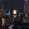 Kirkland's Home Vintage Metal Sphere Lamp- Table Lamps