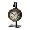 Kirkland's Home Vintage Tabletop Hanging Clock With Stand- Clocks
