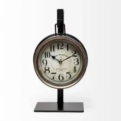 Kirkland's Home Vintage Tabletop Hanging Clock With Stand- Clocks