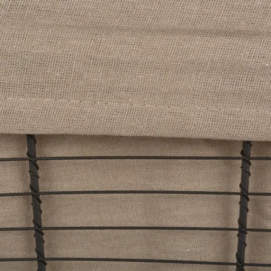 Kirkland's Home Vintage Wire Baskets With Taupe Liner, Set Of 3- Baskets & Boxes